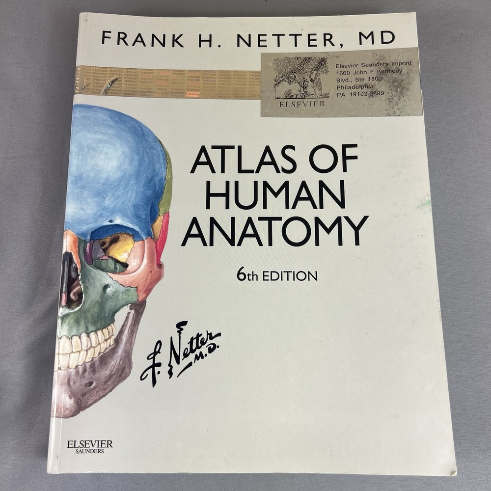 Atlas of Human Anatomy Frank H. Netter 6th Edition Softcover